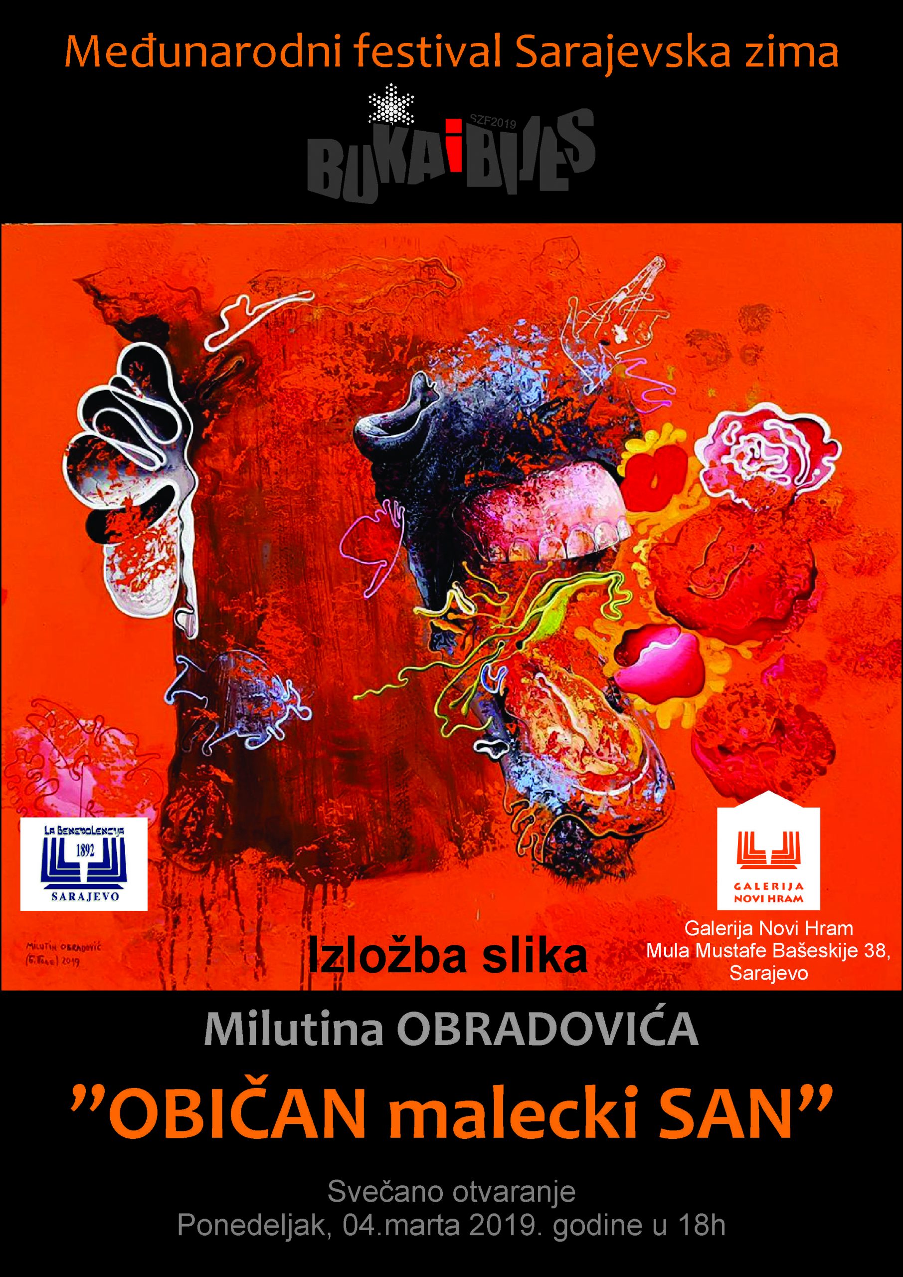 You are currently viewing Pictures from exhibition – Gallery Novi Hram Sarajevo 04.03.2019